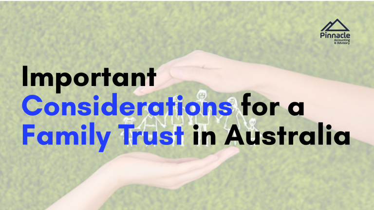 Family Trust Blog banner Pinnacle Accounting & Advisory