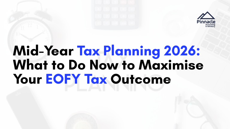 Mid Year Tax Planning Blog Banner 2 Pinnacle Accounting & Advisory