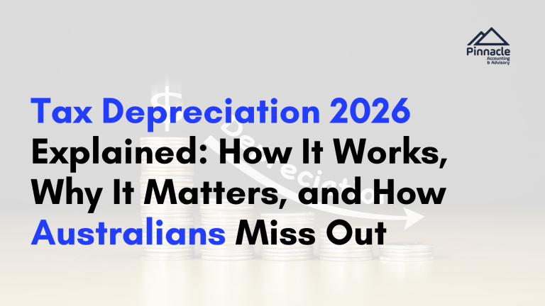 Tax Depreciation Blog Banner 3 Pinnacle Accounting & Advisory