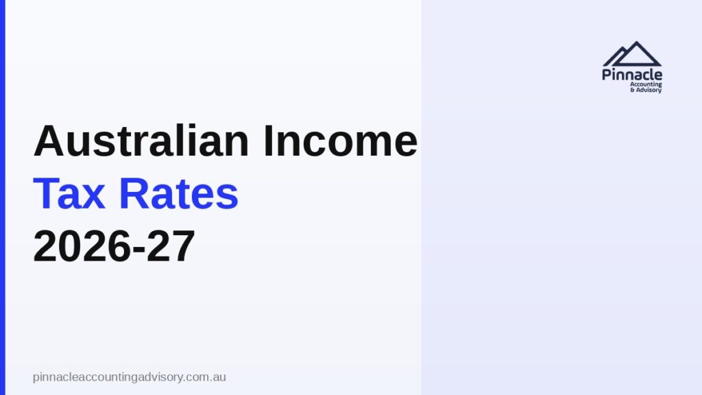 featured tax rates 2627 Pinnacle Accounting & Advisory