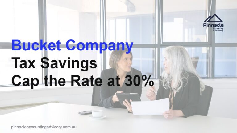 bucket company tax savings australia featured v2 Pinnacle Accounting & Advisory