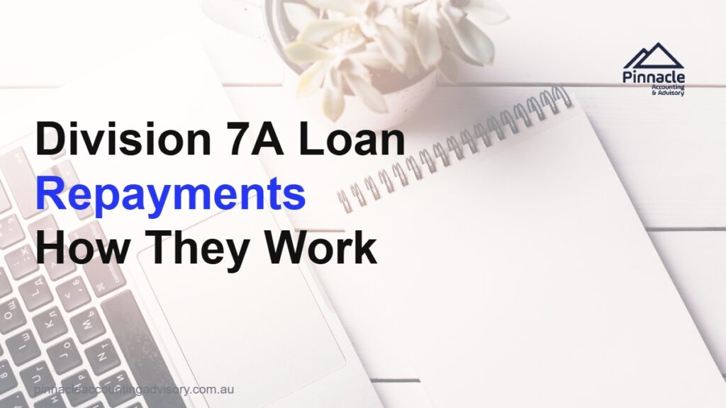 Division 7A Loan Repayments: How They Work and What Happens If You Miss Them 3 division 7a loan repayments featured v2 Pinnacle Accounting & Advisory