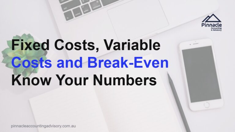 Fixed Costs, Variable Costs and Your Break-Even Point: What Every Business Owner Needs to Know
