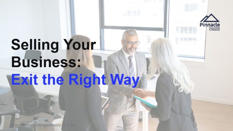 selling your business feat Pinnacle Accounting & Advisory