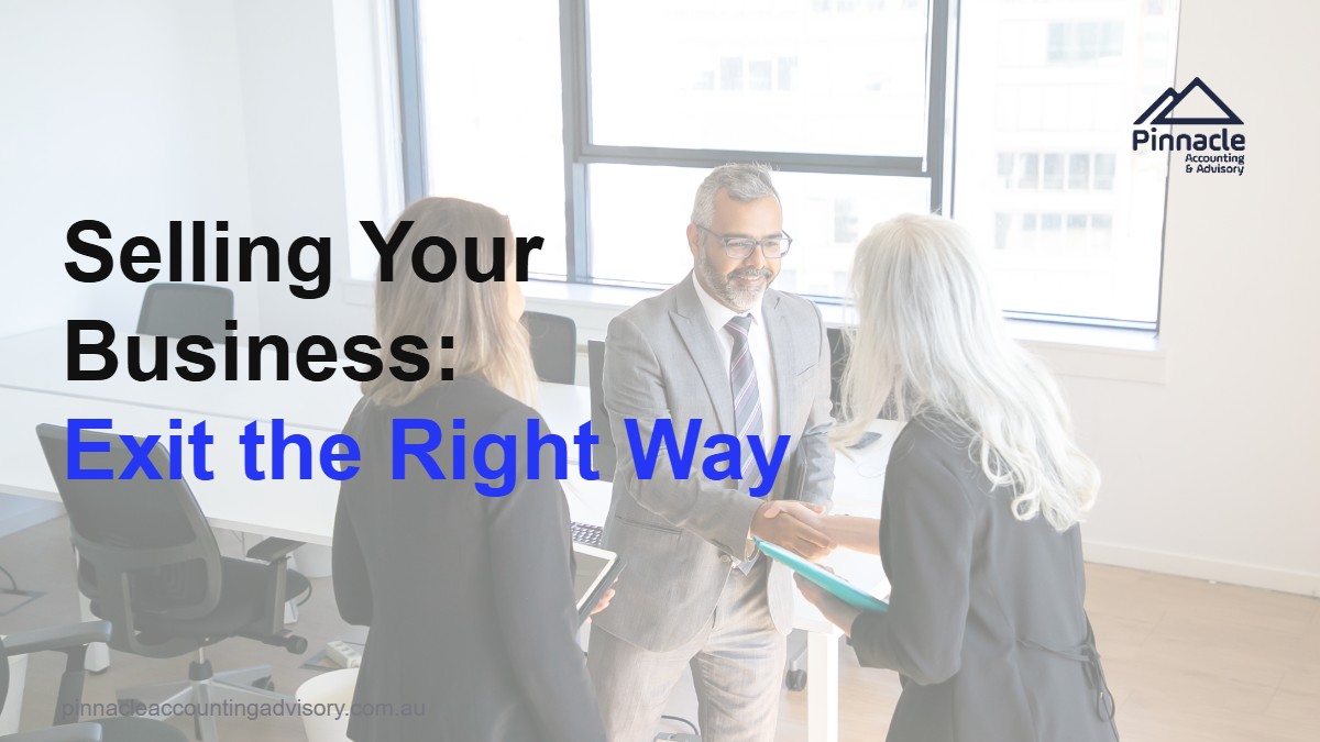 selling your business feat Pinnacle Accounting & Advisory