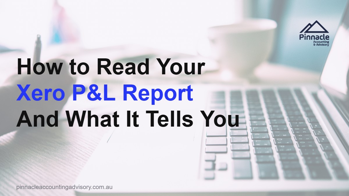 xero profit and loss report featured Pinnacle Accounting & Advisory
